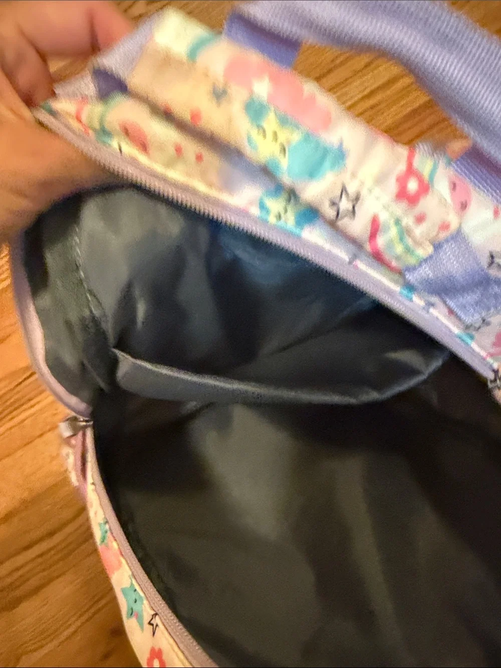 Kids Purple Unicorn & Rainbow Backpack